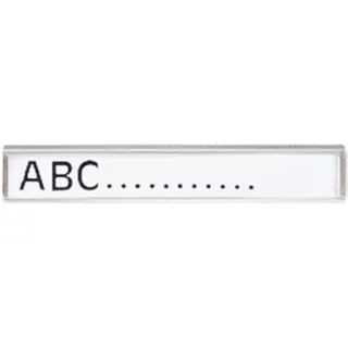 Jung Transparente Abdeckung mit Einlage für Schriftfeld 9 x 55 mm , Serie A, Einlage alpinweiß AC81NA