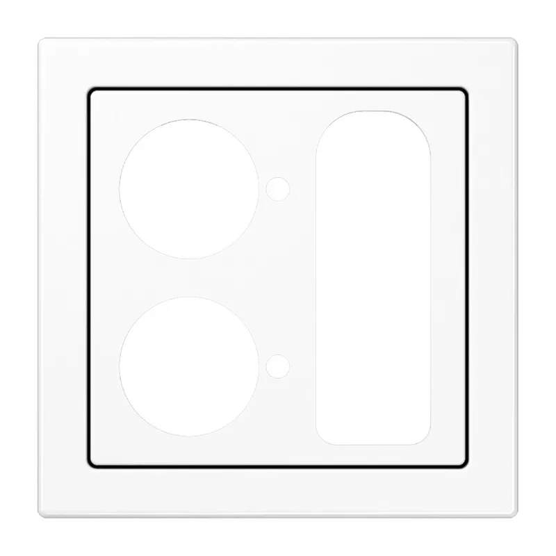 Jung Abdeckung für Zettler VarioLine, Serie 127.xxx Ruftaster, Abstelltaster, Universalsteckvorrichtung, Serie LS, alpinweiß LS927.252WW