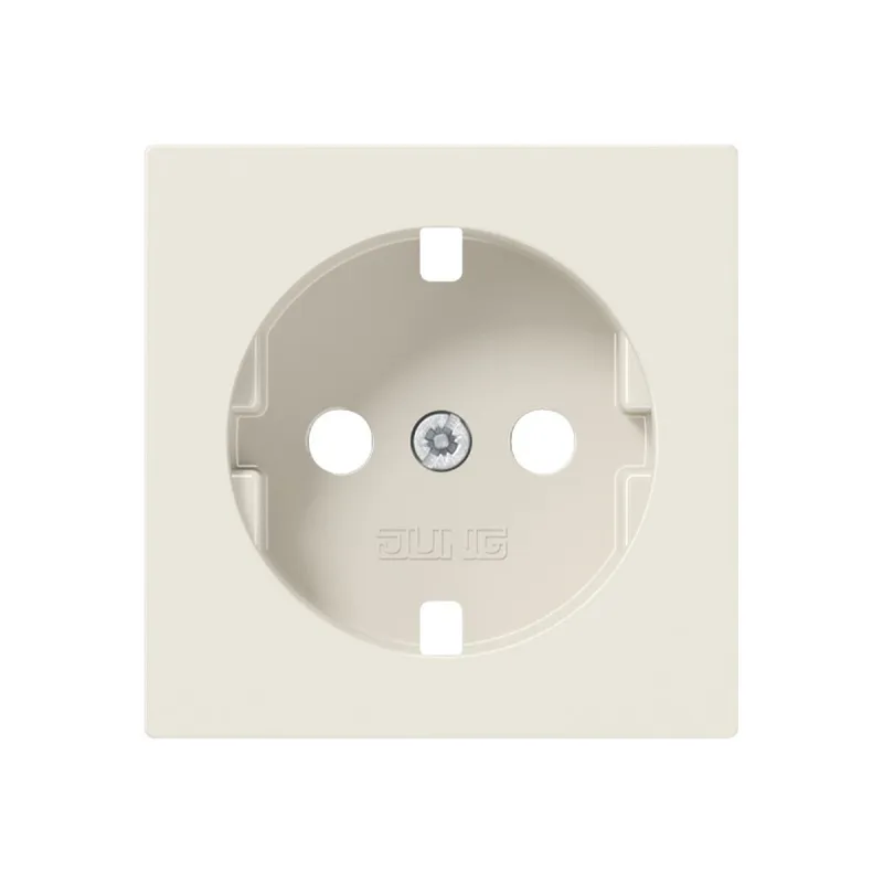 Jung Abdeckung für SCHUKO®-Steckdosen, Duroplast, Serie AS, weiß A1520PL
