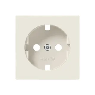 Jung Abdeckung für SCHUKO®-Steckdosen, Duroplast, Serie AS, weiß A1520PL