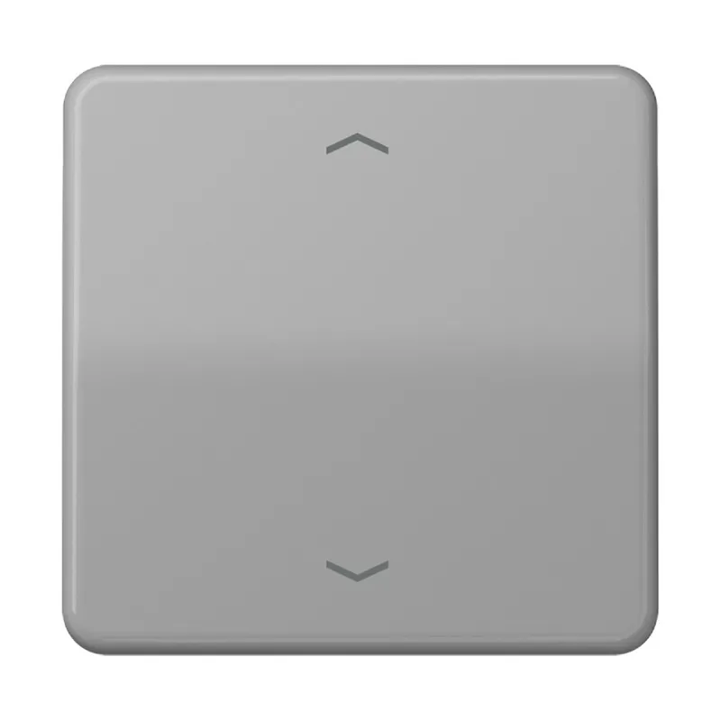 Jung Wippe, mit Pfeilsymbolen für Taster 1fach, Duroplast, Serie CD, grau CD101PGR