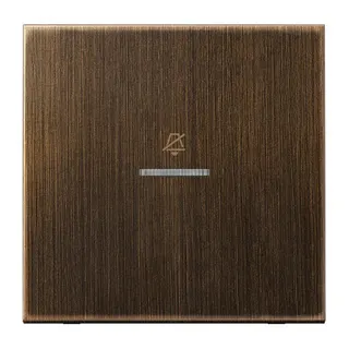 Jung Hotelwippe, Innenstelle, Symbol Nicht stören, Serie LS, Messing antik MERUKO5DAT