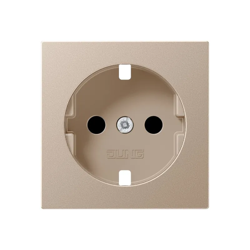 Jung Abdeckung für SCHUKO®-Steckdosen, SAFETY+, Serie A, champagner A520KICHPL