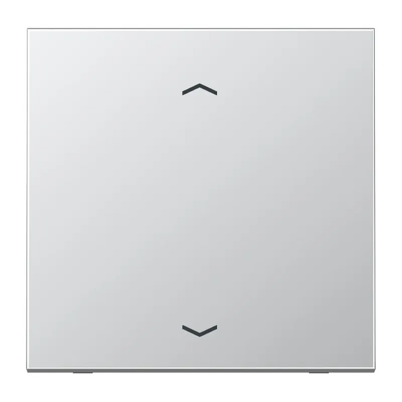 Jung LB-Management Taster 1fach, mit Pfeilsymbolen, Aluminium AlMg1 Naturton, mattgebeizt, Serie LS, Aluminium AL1700P
