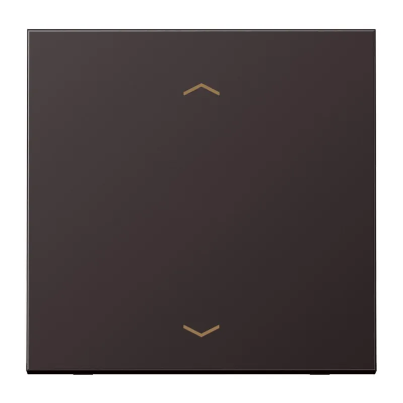Jung Wippe, mit Pfeilsymbolen für Taster 1fach, Aluminium lackiert, Serie LS, dark (lackiertes Aluminium) AL101PD