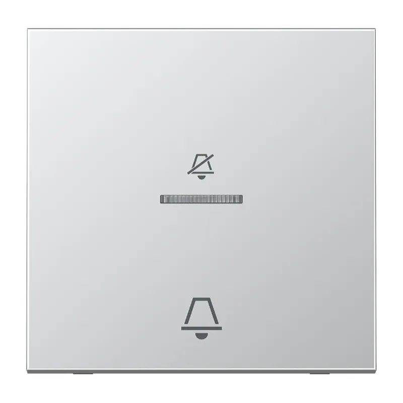 Jung Hotelwippe, Außenstelle, Symbole Nicht stören und Klingel, Serie LS, Aluminium ALCUKO5D