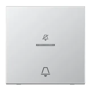 Jung Hotelwippe, Außenstelle, Symbole Nicht stören und Klingel, Serie LS, Aluminium ALCUKO5D