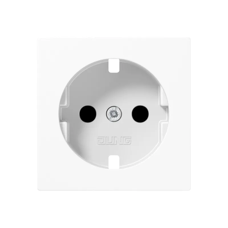 Jung Abdeckung für SCHUKO®-Steckdosen, SAFETY+, Thermoplast, Serie AS/A, alpinweiß A1520BFKIPLWW