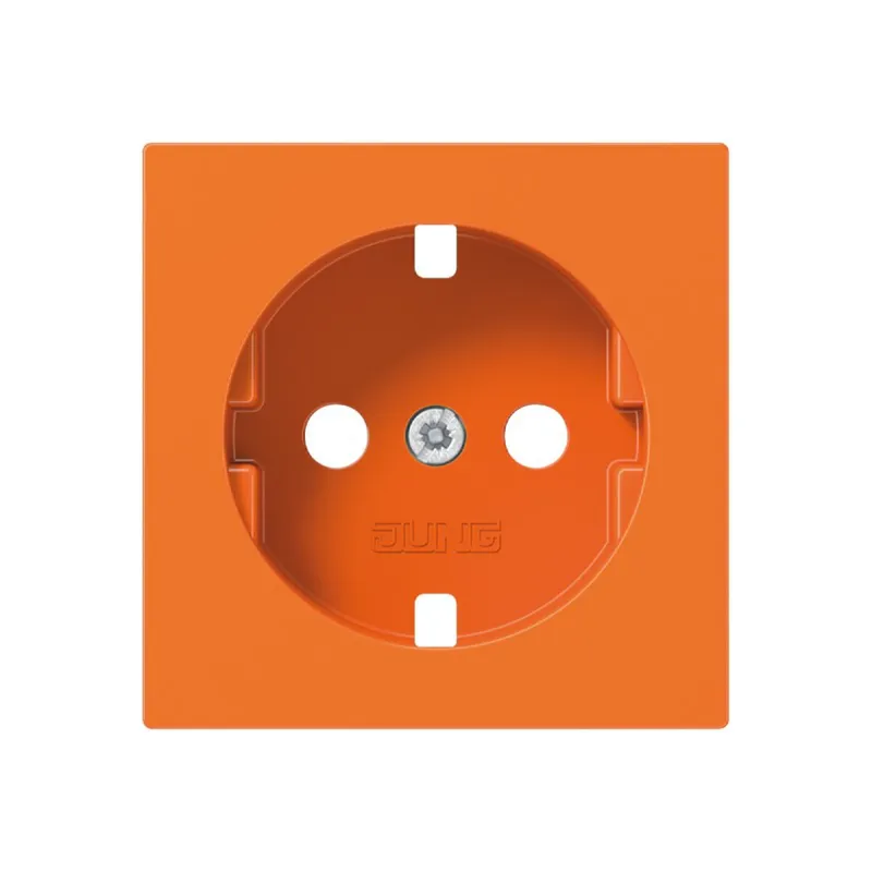 Jung Abdeckung für SCHUKO®-Steckdosen, Thermoplast, Serie AS/A, orange (für ZSV) A1520BFPLO