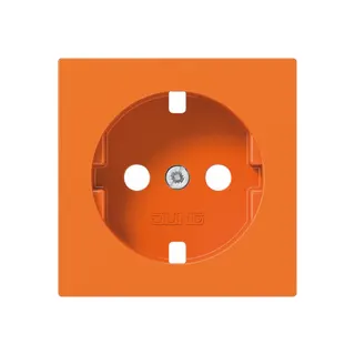 Jung Abdeckung für SCHUKO®-Steckdosen, Thermoplast, Serie AS/A, orange (für ZSV) A1520BFPLO