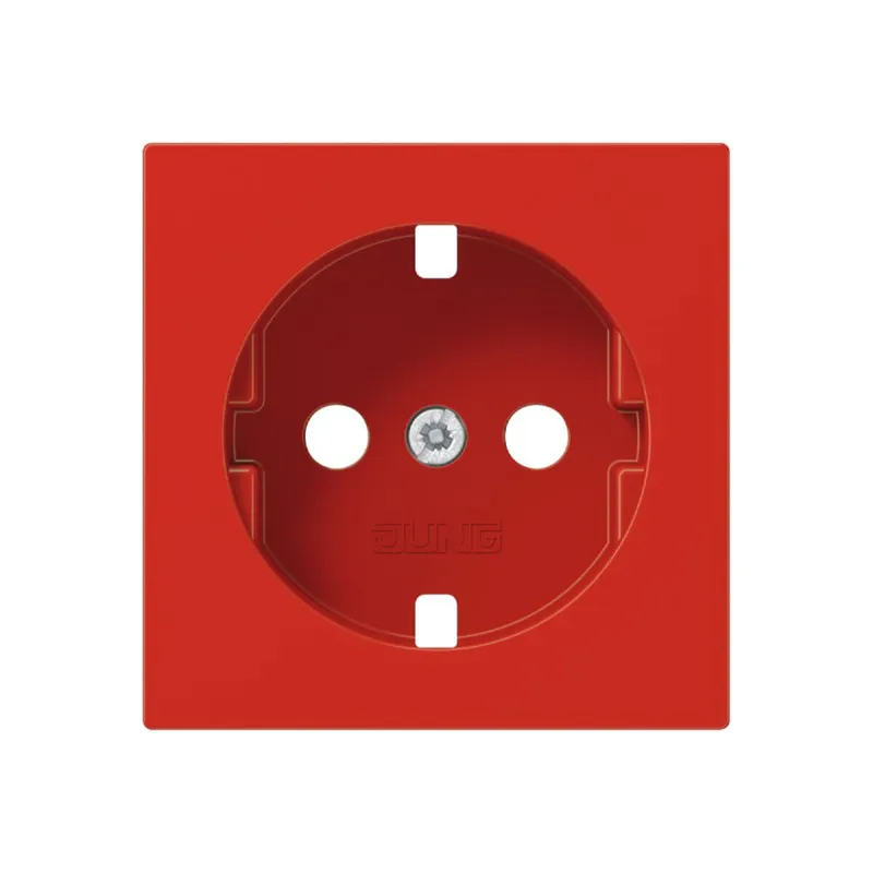 Jung Abdeckung für SCHUKO®-Steckdosen, Thermoplast, Serie AS/A, rot A1520BFPLRT