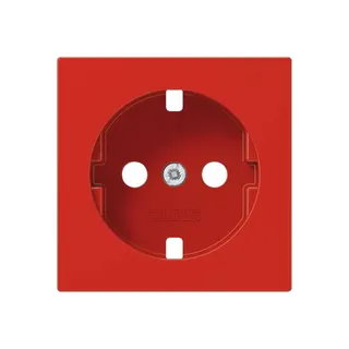 Jung Abdeckung für SCHUKO®-Steckdosen, Thermoplast, Serie AS/A, rot A1520BFPLRT