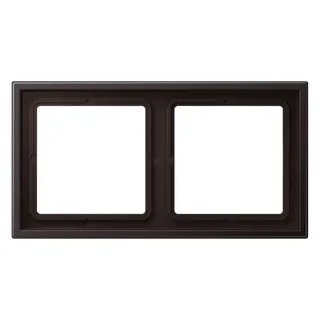 Jung Rahmen 2fach, Thermoplast lackiert, LS ZERO, dark (lackiertes Aluminium) LSZAL982BFD
