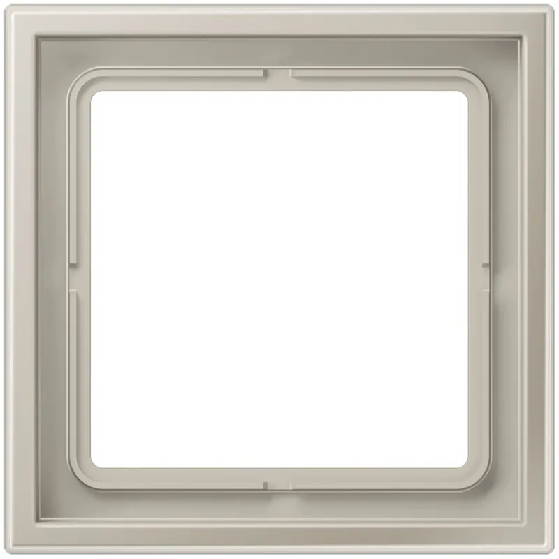 Jung Rahmen 1fach, Thermoplast lackiert, LS ZERO, Edelstahl LSZES981BF