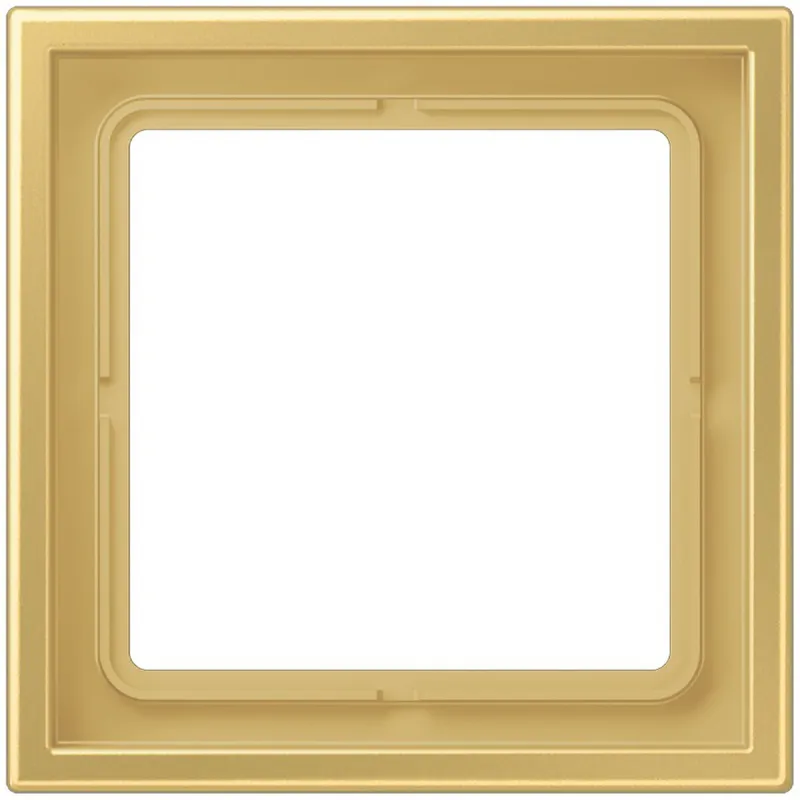 Jung Rahmen 1fach, Thermoplast lackiert, LS ZERO, Messing classic LSZME981BFC