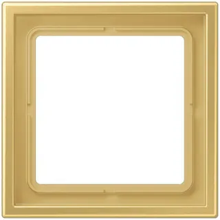 Jung Rahmen 1fach, Thermoplast lackiert, LS ZERO, Messing classic LSZME981BFC