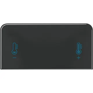 Jung Taste mit Temperatursymbol, Temperatursymbol, Serie CD, schwarz CD409T