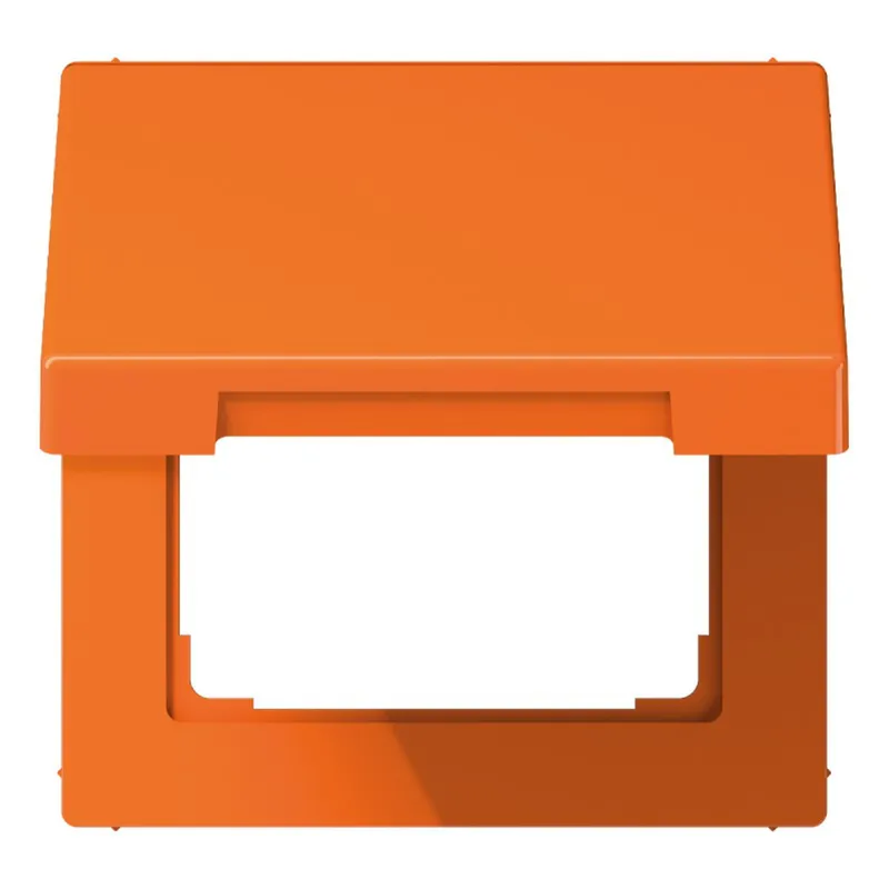 Jung Klappdeckel mit Rückstellfeder, Thermoplast, Serie LS, orange (für ZSV) LS990BFKLO