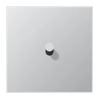 Jung Abdeckung mit Kipphebel, Kegel, 1fach, 1 Kipphebel, Serie LS 1912, Aluminium AL12-0K0