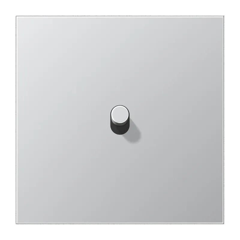 Jung Abdeckung mit Kipphebel, Zylinder, 1fach, 1 Kipphebel, Serie LS 1912, Aluminium AL12-0R0