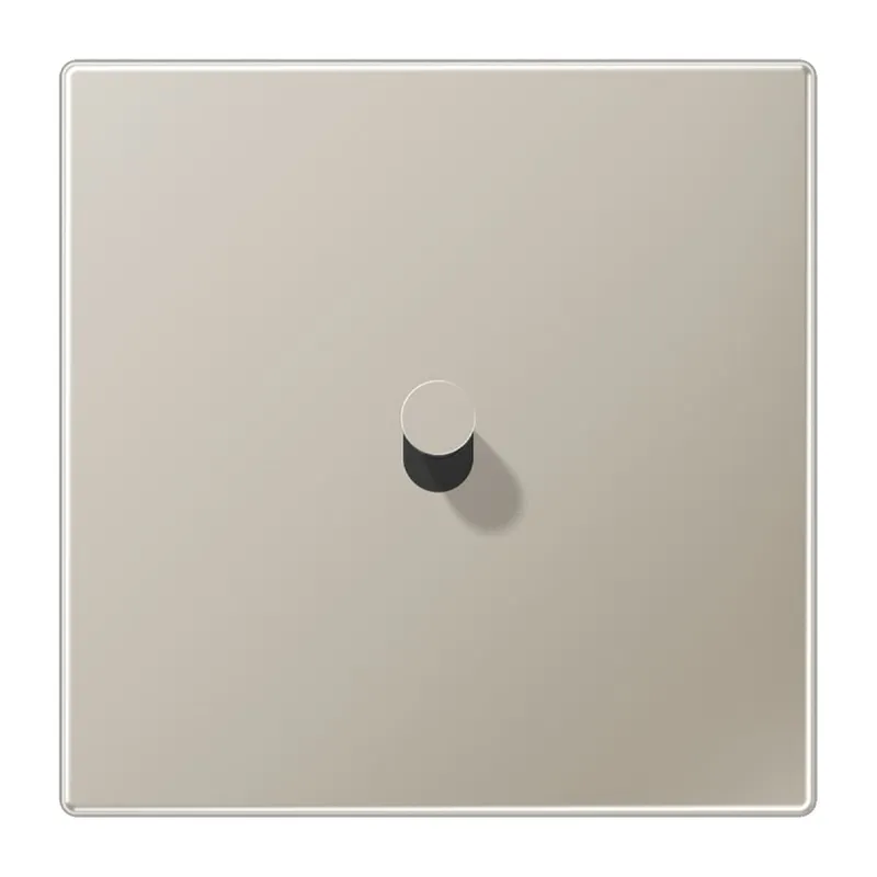 Jung Abdeckung mit Kipphebel, Kegel, 1fach, 1 Kipphebel, Serie LS 1912, Edelstahl ES12-0K1