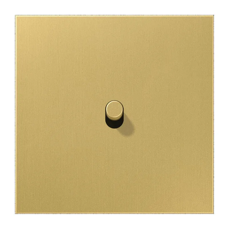Jung Abdeckung mit Kipphebel, Zylinder, 1fach, 1 Kipphebel, Serie LS 1912, Messing classic ME12-0CR25