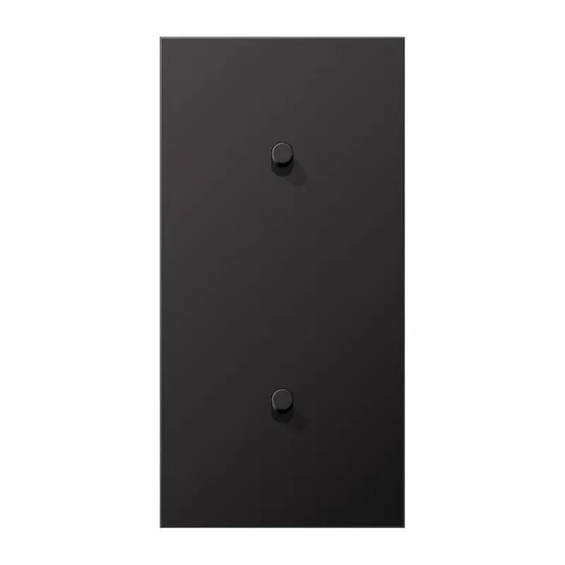 Jung Abdeckung mit Kipphebel, Zylinder, 2fach, 2 x 1 Kipphebel, senkrecht, Serie LS 1912, dark (lackiertes Aluminium) AL12-20DR01