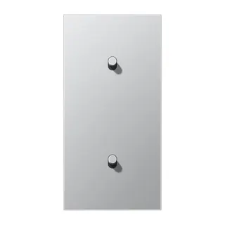 Jung Abdeckung mit Kipphebel, Zylinder, 2fach, 2 x 1 Kipphebel, senkrecht, Serie LS 1912, Aluminium AL12-20R0