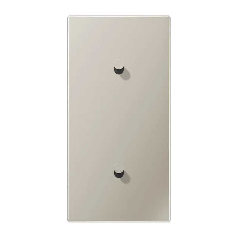 Jung Abdeckung mit Kipphebel, Kegel, 2fach, 2 x 1 Kipphebel, senkrecht, Serie LS 1912, Edelstahl ES12-20K1