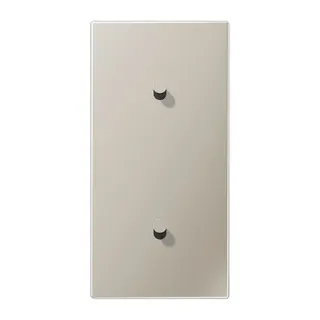 Jung Abdeckung mit Kipphebel, Kegel, 2fach, 2 x 1 Kipphebel, senkrecht, Serie LS 1912, Edelstahl ES12-20K1