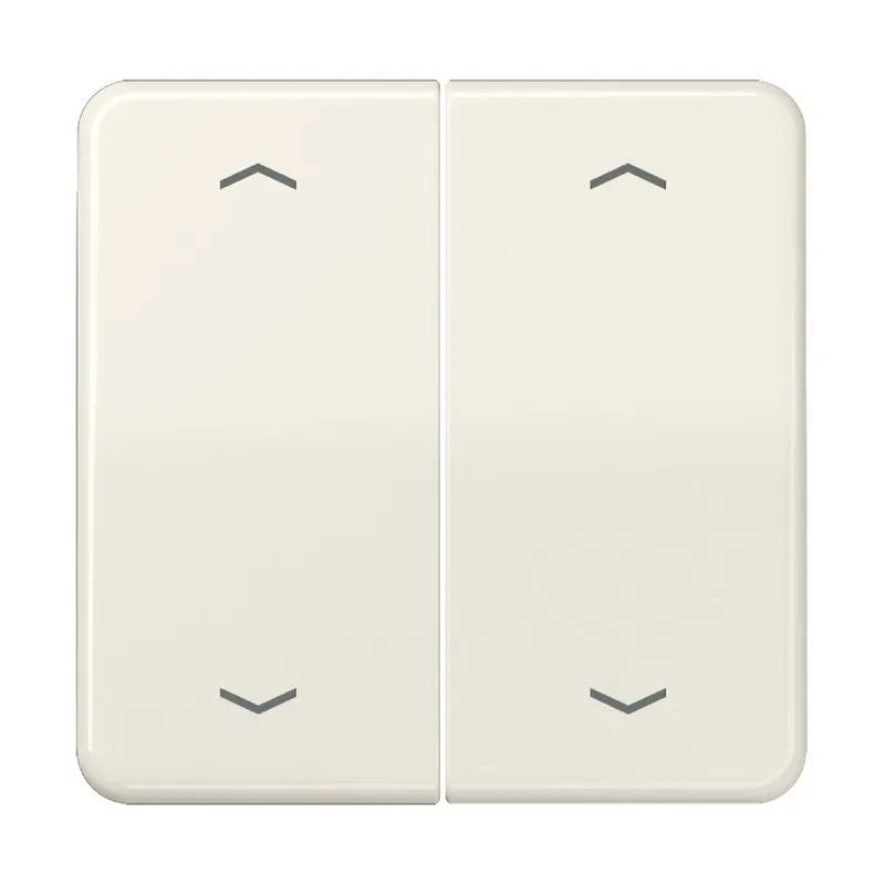 Jung Wippe, mit Pfeilsymbolen für KNX Taster, Duroplast, Serie CD, weiß CD102P