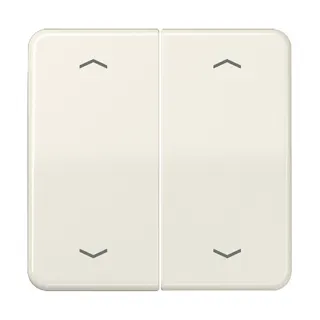 Jung Wippe, mit Pfeilsymbolen für KNX Taster, Duroplast, Serie CD, weiß CD102P