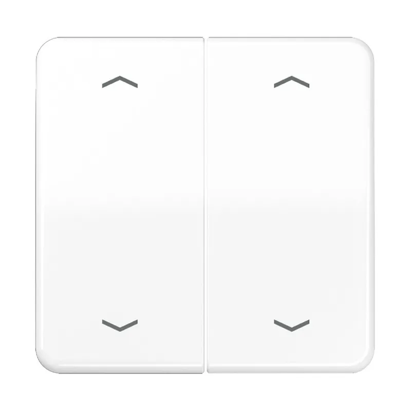 Jung Wippe, mit Pfeilsymbolen für KNX Taster, Duroplast, Serie CD, alpinweiß CD102PWW