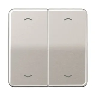 Jung Wippe, mit Pfeilsymbolen für KNX Taster, Serie CD, platin CD102PPT