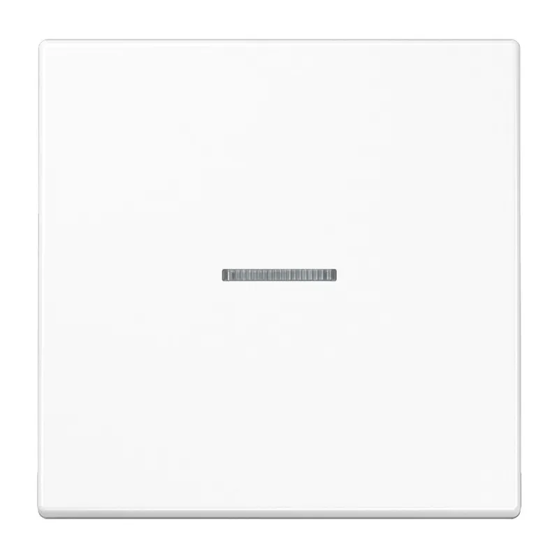 Jung Wippe mit Lichtleiter für Taster 1fach, Duroplast, Serie LS, alpinweiß LS101KO5WW