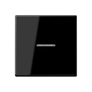Jung Wippe mit Lichtleiter für Taster 1fach, Duroplast, Serie A, schwarz A101KO5SW
