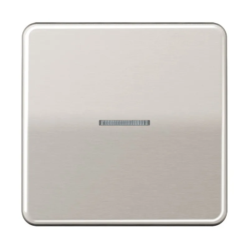 Jung Wippe mit Lichtleiter für Taster 1fach, Aluminium eloxiert, Serie CD, platin CD101KO5PT