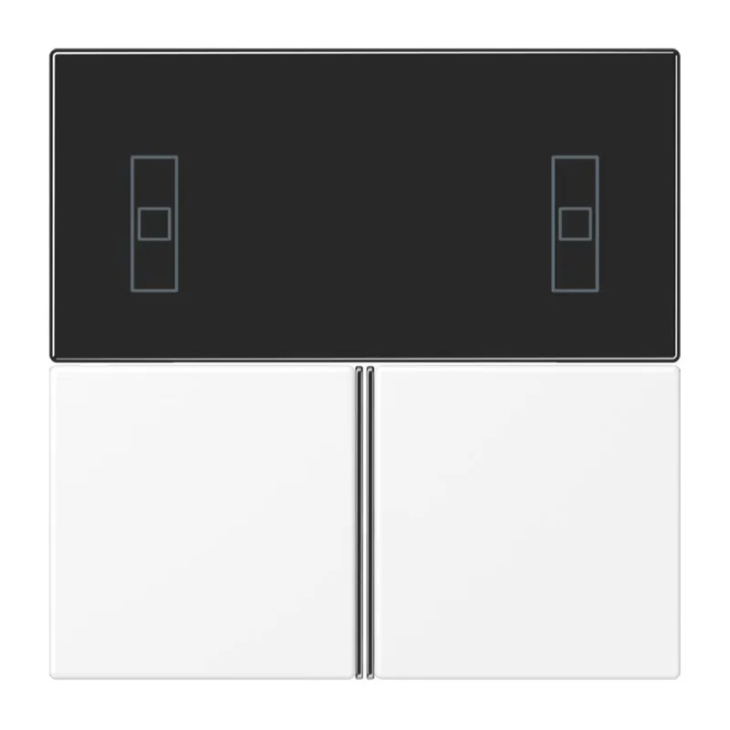 Jung Tastensatz 3fach, F40 Raumcontroller, Serie LS, schneeweiß matt LS4093TSAWWM