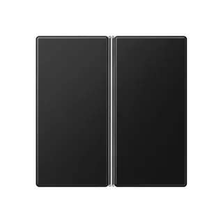 Jung Tastensatz 2fach, F40, Serie A, graphitschwarz matt A402TSASWM
