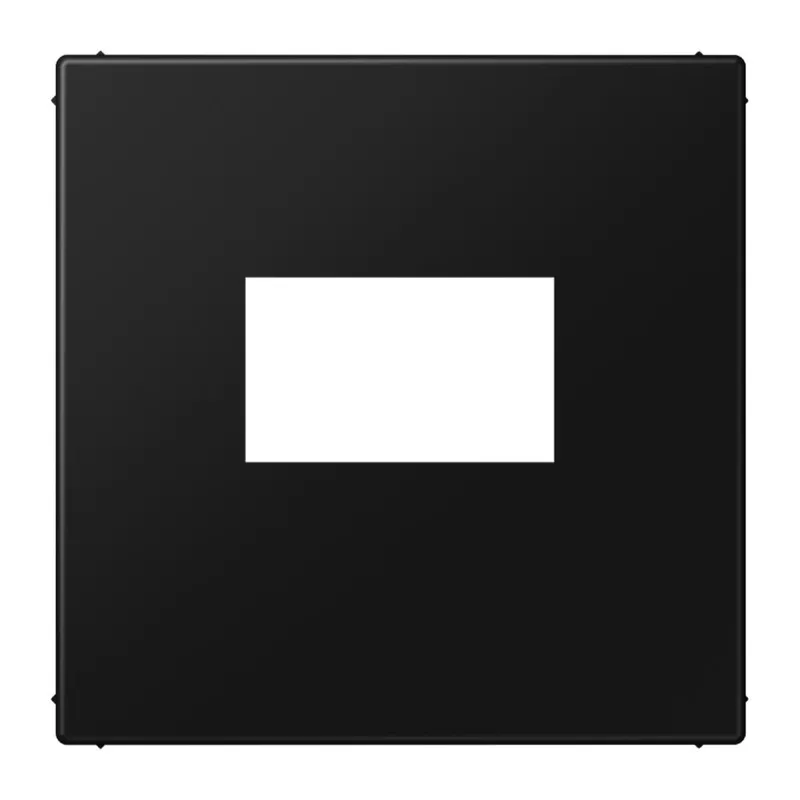 Jung Abdeckung für USB-Ladegerät, (gerastet), Serie LS, graphitschwarz matt LS1969USBSWM