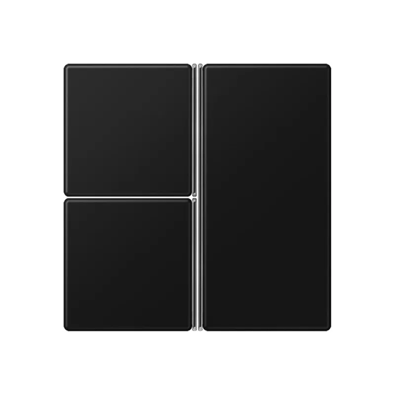 Jung Tastensatz 3fach, F40, Serie A, graphitschwarz matt A403TSASWM