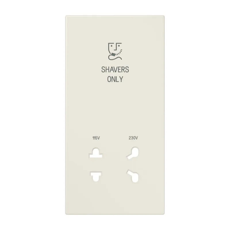 Jung Abdeckung 1fach, Shavers only, Duroplast, Serie LS, weiß SOLS7522PL
