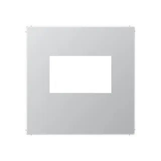 Jung Abdeckung für USB-Ladegerät, (gerastet), Serie A, aluminium A1569USBAL
