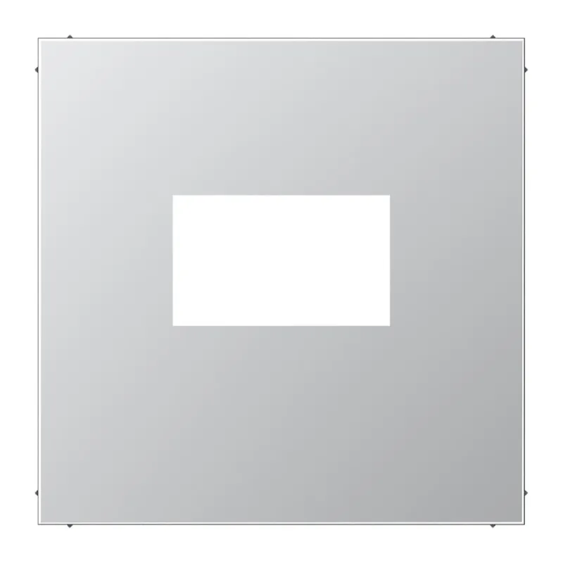Jung Abdeckung für USB-Ladegerät, (gerastet), Serie LS, Aluminium AL1969USB