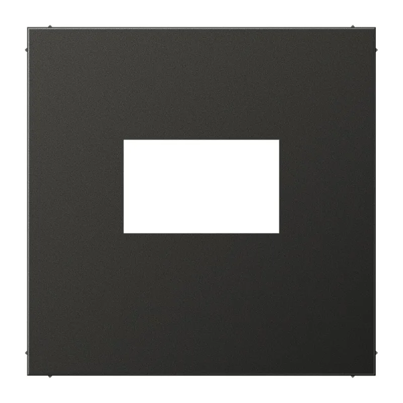 Jung Abdeckung für USB-Ladegerät, (gerastet), Serie LS, anthrazit (lackiertes Aluminium) AL1969USBAN