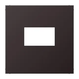 Jung Abdeckung für USB-Ladegerät, (gerastet), Serie LS, dark (lackiertes Aluminium) AL1969USBD