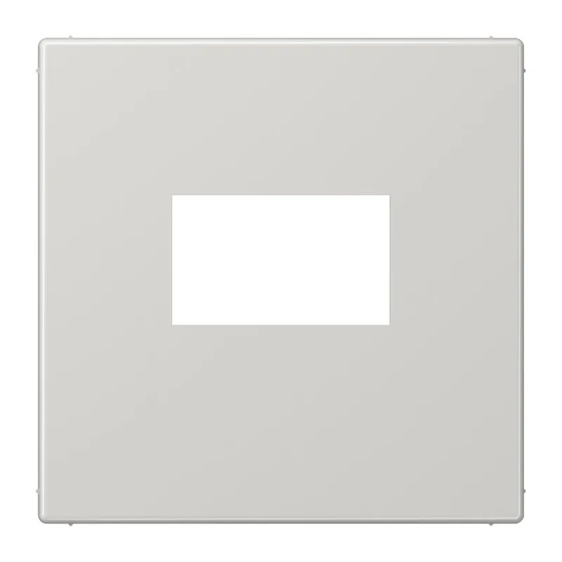 Jung Abdeckung für USB-Ladegerät, (gerastet), Serie LS, lichtgrau LS1969USBLG