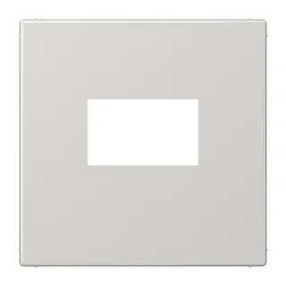 Jung Abdeckung für USB-Ladegerät, (gerastet), Serie LS, lichtgrau LS1969USBLG