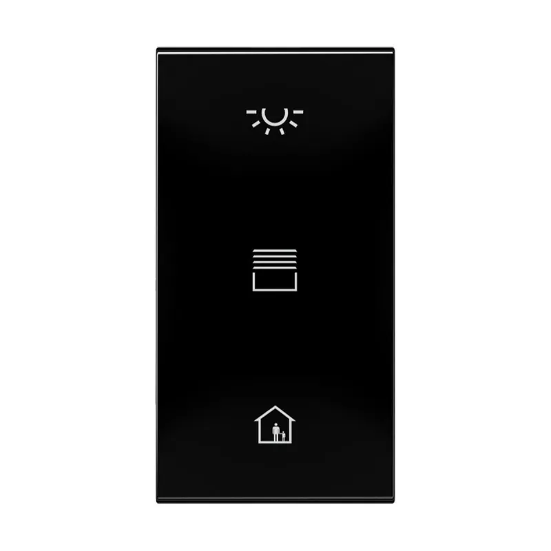 Jung Abdeckung in Tastenfarbe, F50, Serie CD, schwarz CD50NATXSW-L