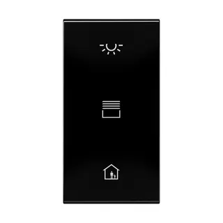 Jung Abdeckung in Tastenfarbe, F50, Serie CD, schwarz CD50NATXSW-L